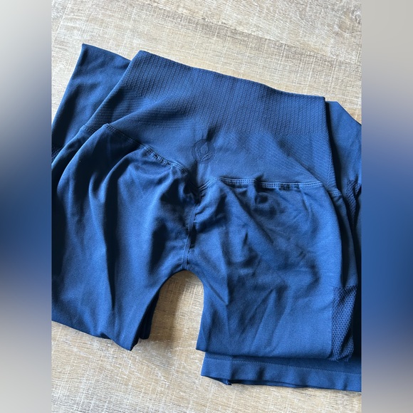 KATOA Glam Mode Seamless Mesh High-Waist Flare Leggings M/L activewear NEW - Picture 7 of 15